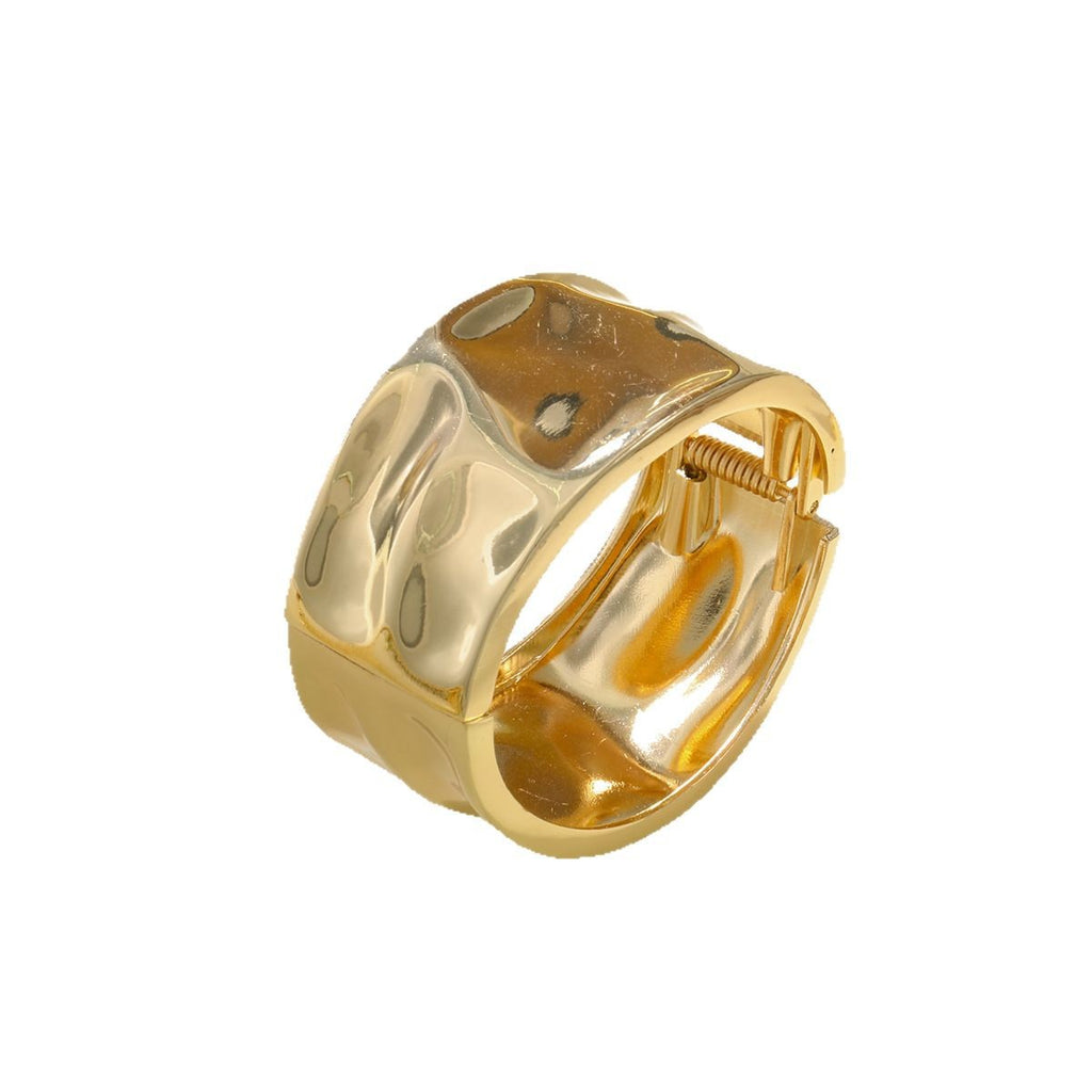 Damen Armspange im modernen, skulpturalen Gold-Design Shop Nory