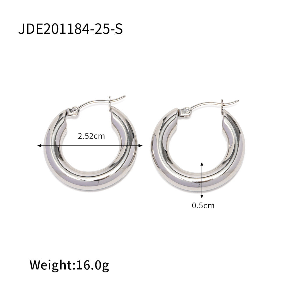 Damen Creolen Ohrringe mit elegantem Design und hypoallergenen Eigenschaften Shop Nory