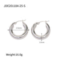 Damen Creolen Ohrringe mit elegantem Design und hypoallergenen Eigenschaften Shop Nory