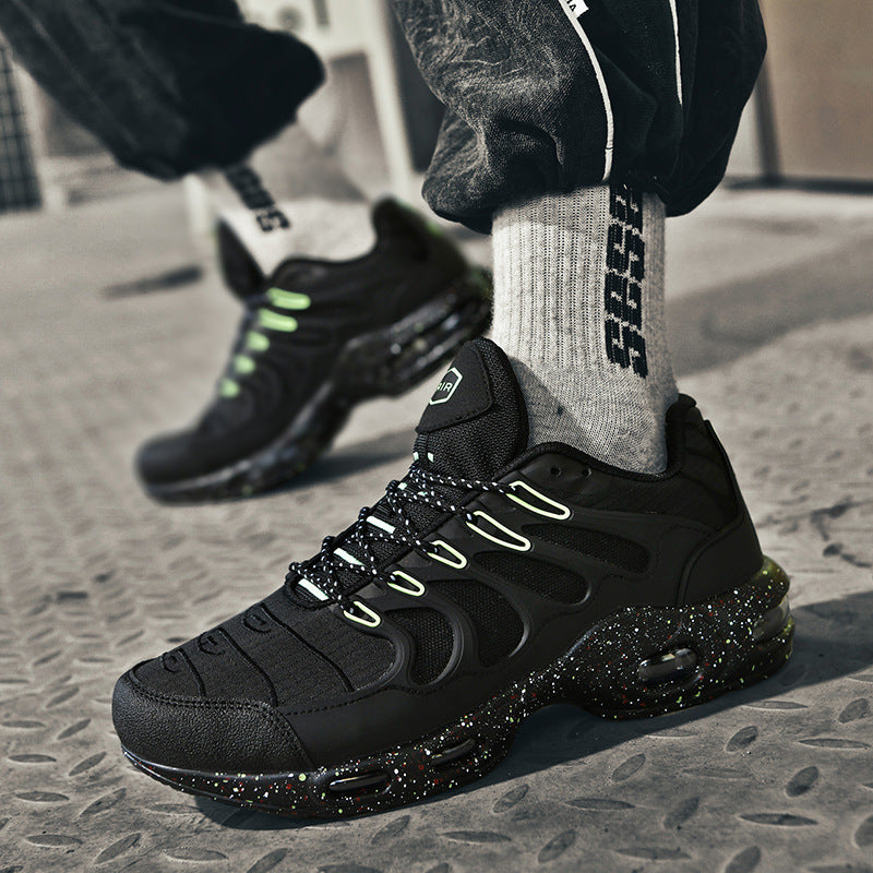 Herren futuristische Dämpfungs-Sneaker mit sichtbarer Luftkammer und strukturiertem Mesh-Overlay Shop Nory