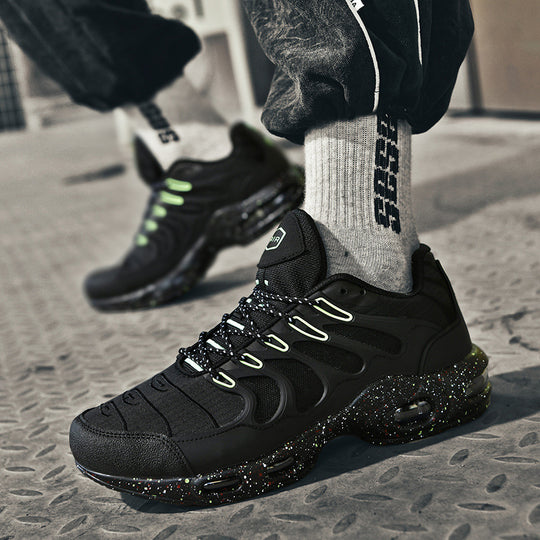 Herren futuristische Dämpfungs-Sneaker mit sichtbarer Luftkammer und strukturiertem Mesh-Overlay Shop Nory