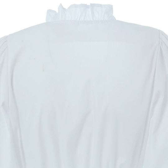 Damen nan Rüschen Cropbluse mit V-Ausschnitt gerafftem Vorderteil und elastischem Saum Shop Nory