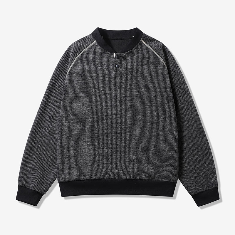 Herren Bequemer Sweater mit Stehkragen Shop Nory