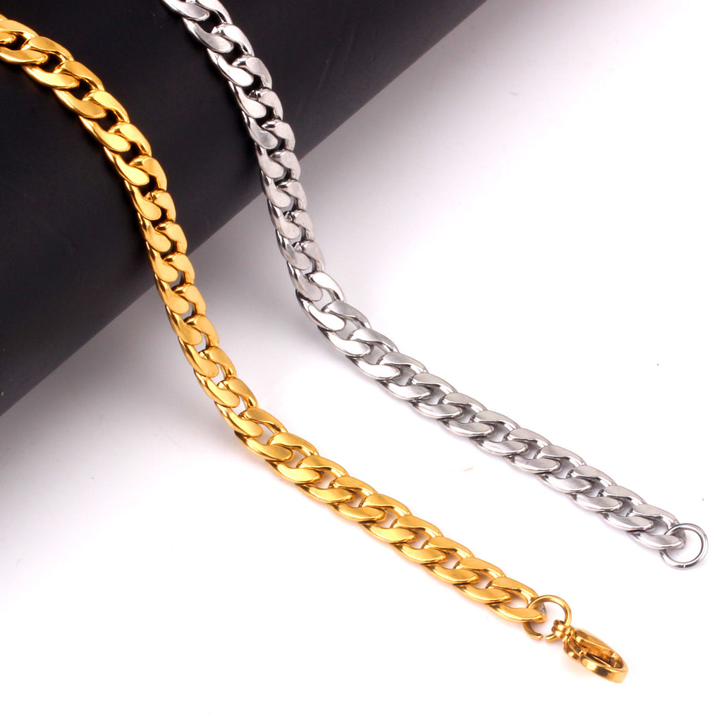 Damen Edelstahl Armband mit elegantem Gliederdesign und luxuriösem Goldüberzug Shop Nory