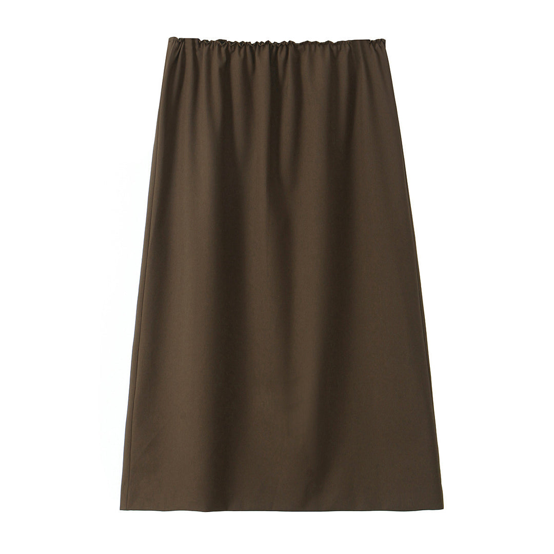Damen A‑Linien‑Midirock mit elastischem Bund und fließender Silhouette Shop Nory