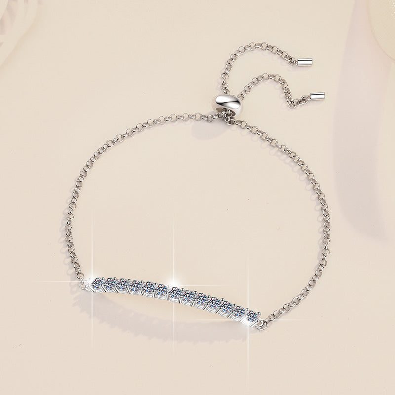 Damenarmband mit funkelndem Zirkonia-Besatz Shop Nory