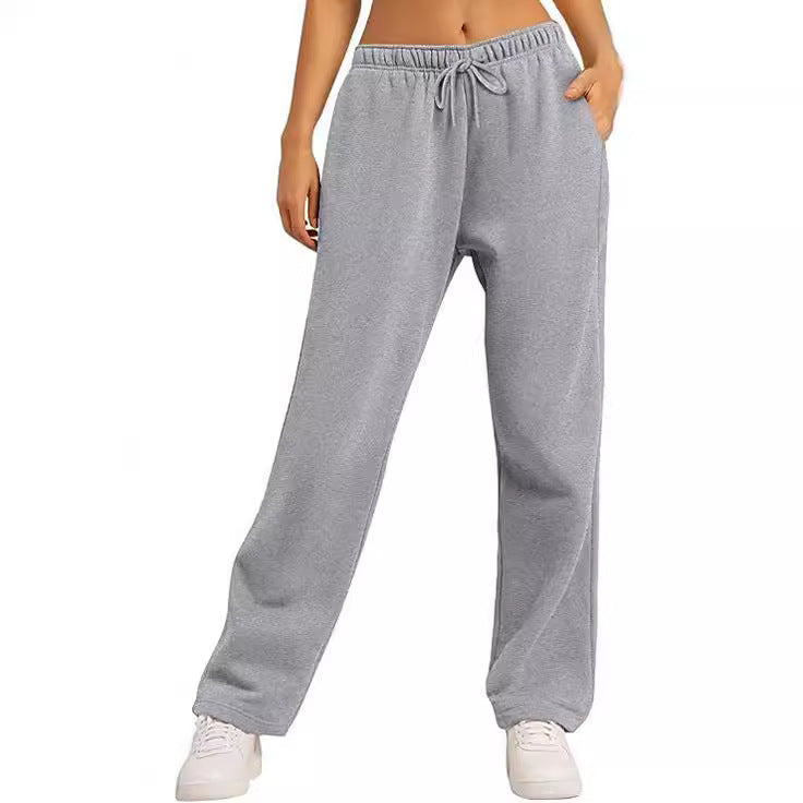 Damen Locker geschnittene Sweatpants mit Kordelzug und weitem Bein Shop Nory