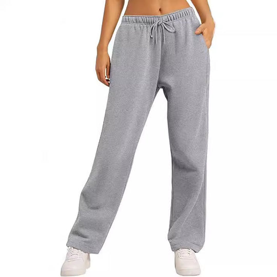 Damen weite Komfort-Sweatpants mit elastischem Bund, Kordelzug und Seitentaschen Shop Nory