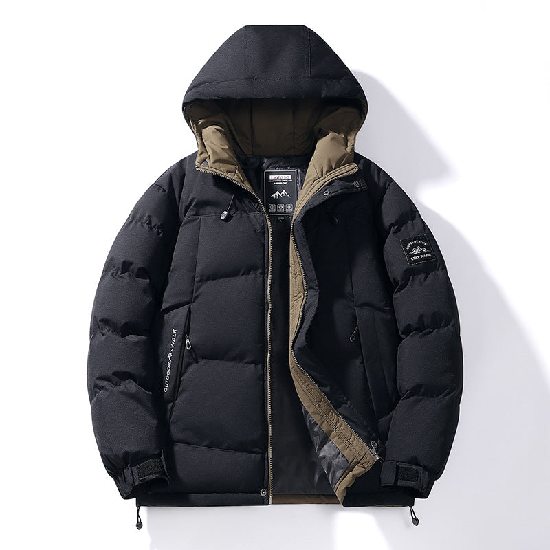 Herren Kapuzen-Steppjacke mit Thermofutter und verstellbarem Saum Shop Nory