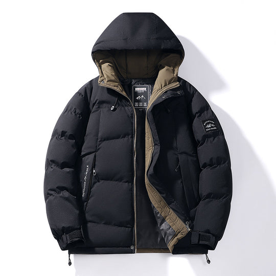 Herren Kapuzen-Steppjacke mit Thermofutter und verstellbarem Saum Shop Nory