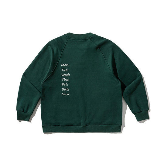 Herren Oversize-Sweatshirt mit Henley-Knopfleiste, Raglanärmeln und runden Fronttaschen Shop Nory