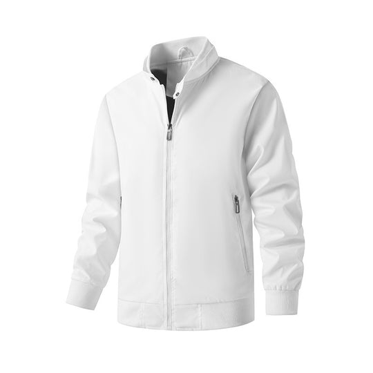 Herren Aviator-inspirierte Windbreaker-Bomberjacke mit Stehkragen und Mesh-Innenfutter Shop Nory