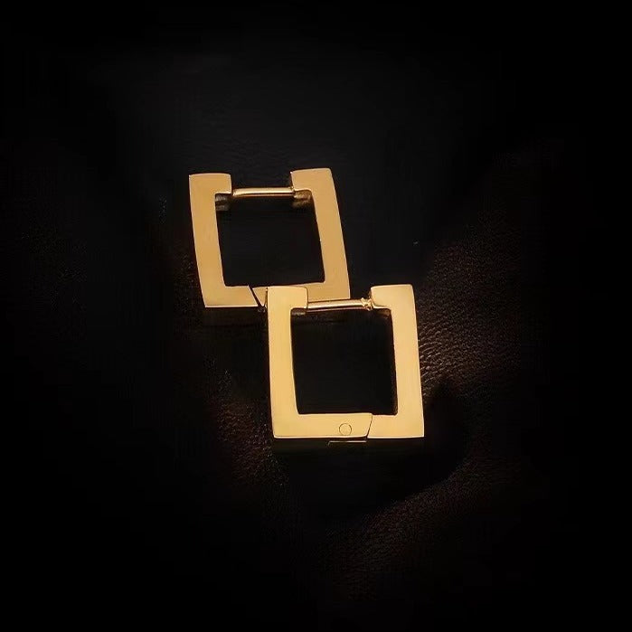 Damen Geometrische Quadrat Creolen Shop Nory