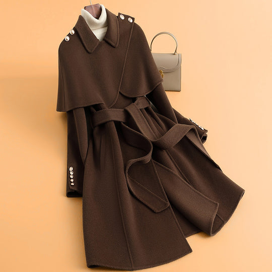 Damen Stylischer Cape-Mantel Shop Nory