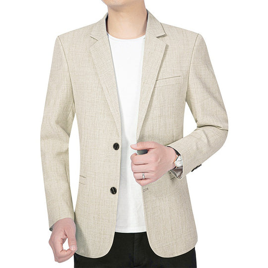 Herren Leichtes Slim-Fit Sakko aus LeinenmischgewShop Norye mit Halbfütterung Shop Nory