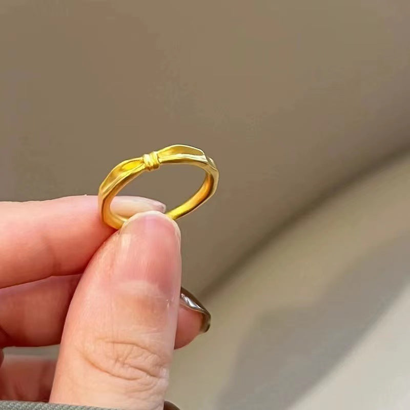 Damenring mit elegantem, minimalistischen Design aus hochwertigem Silber Shop Nory