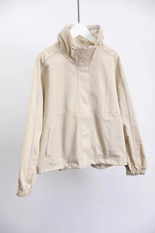 Damen Modische Freizeitjacke mit hohem Kragen Shop Nory