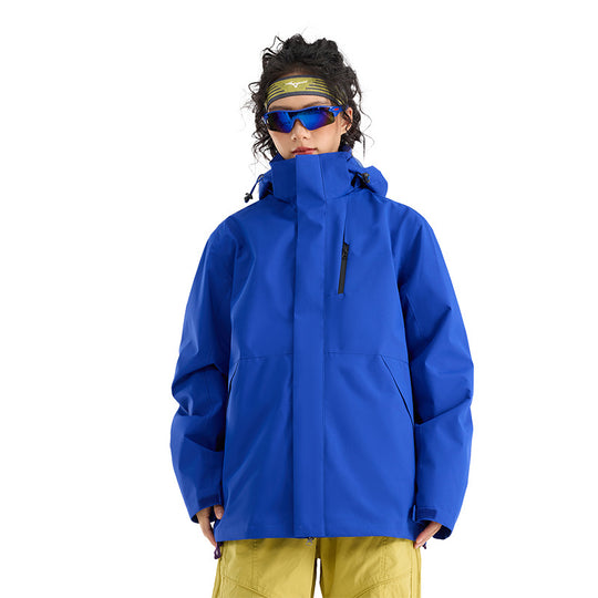 Damen Leichte wasserdichte Parka-Kapuzenjacke mit versiegelten Nähten und Kordelzug Shop Nory