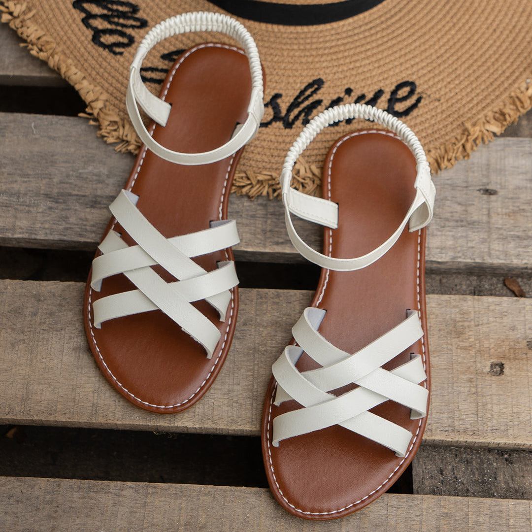 Damen Riemchen-Sandalen mit flexiblem Fußbett und eleganter Ausstattung