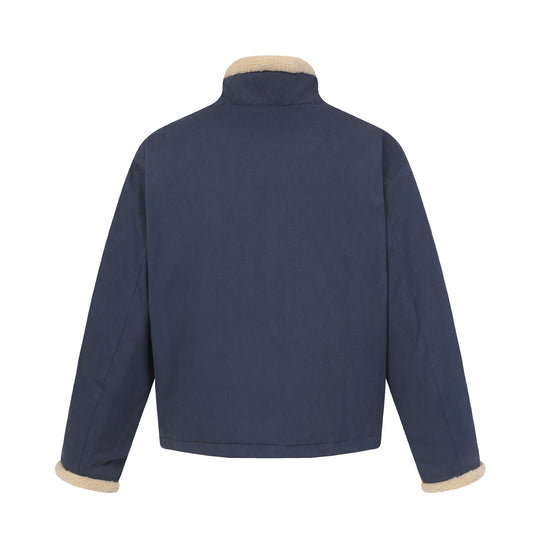 Herren Kurzblouson im Field‑Style mit Teddyfutterkragen und Cargo‑Taschen Shop Nory
