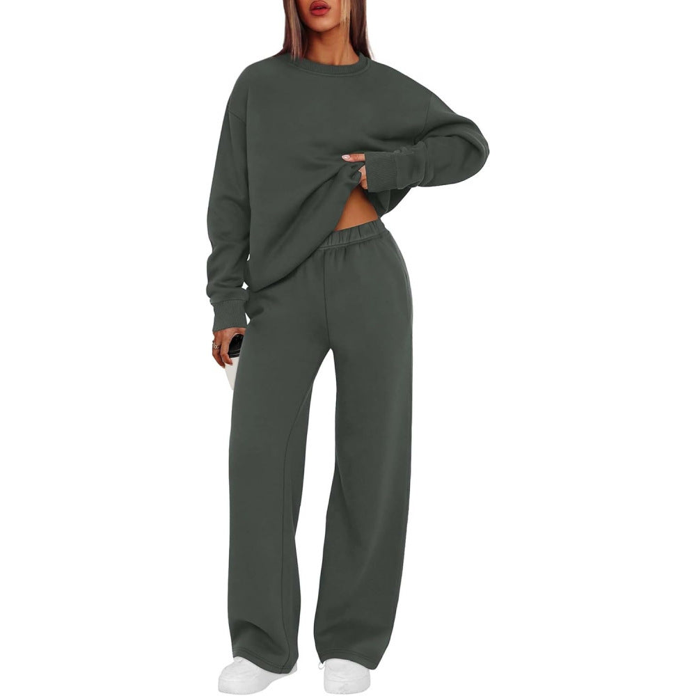 Damen nan lässiges Sweatshirt und weite Jogginghose Set Shop Nory