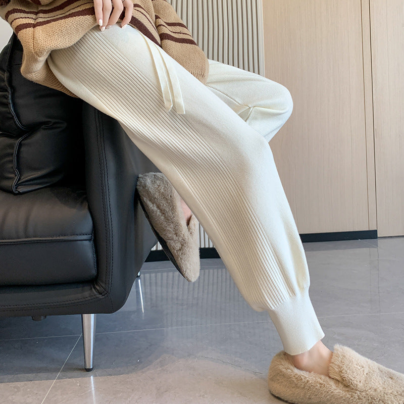 Damen Komfortable Feinstrick-Hosen Shop Nory