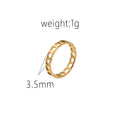 Damen Moderner Ring mit geometrischem Design und feiner Struktur Shop Nory