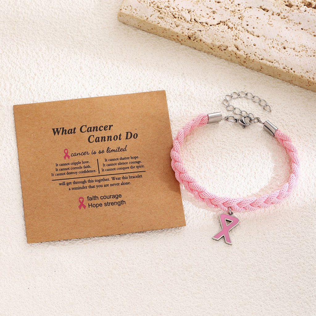Damenarmband mit geflochtenem Design und symbolischem Anhänger Shop Nory