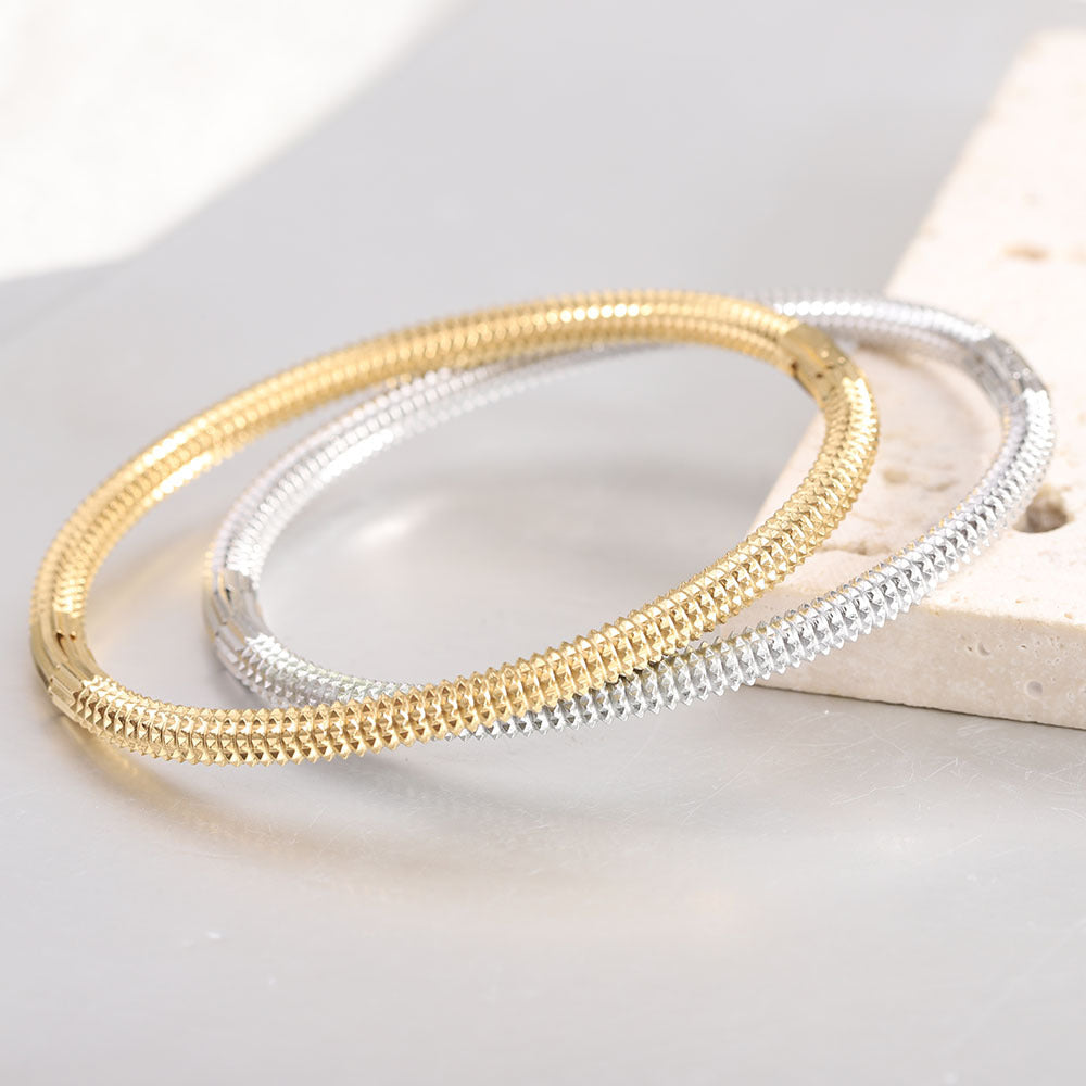Damen Elastisches Armreif aus hochwertigem Edelstahl Shop Nory