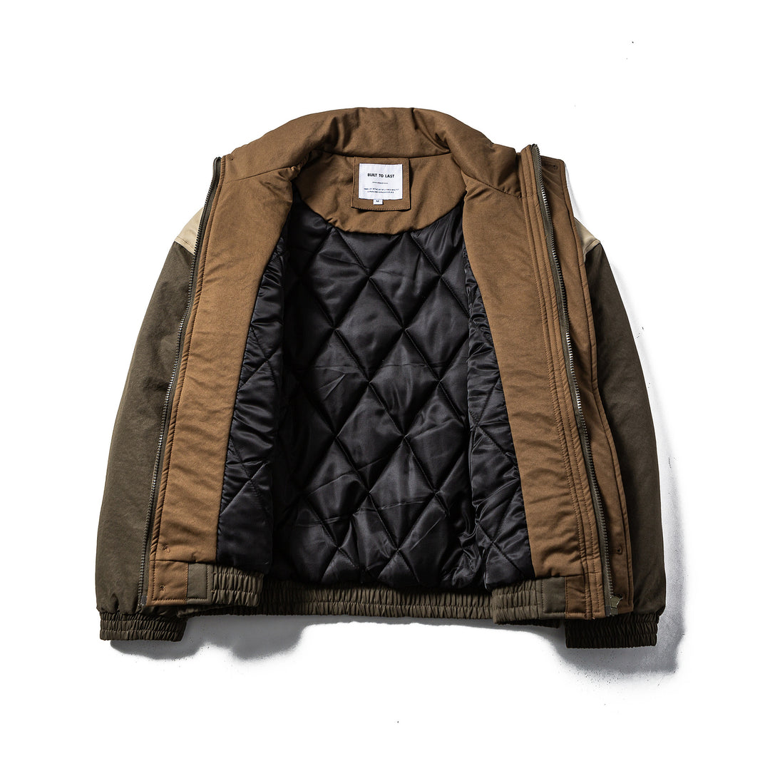 Herren Kurz geschnittener Utility-Fieldblouson mit hohem Stehkragen und großen Klappentaschen Shop Nory