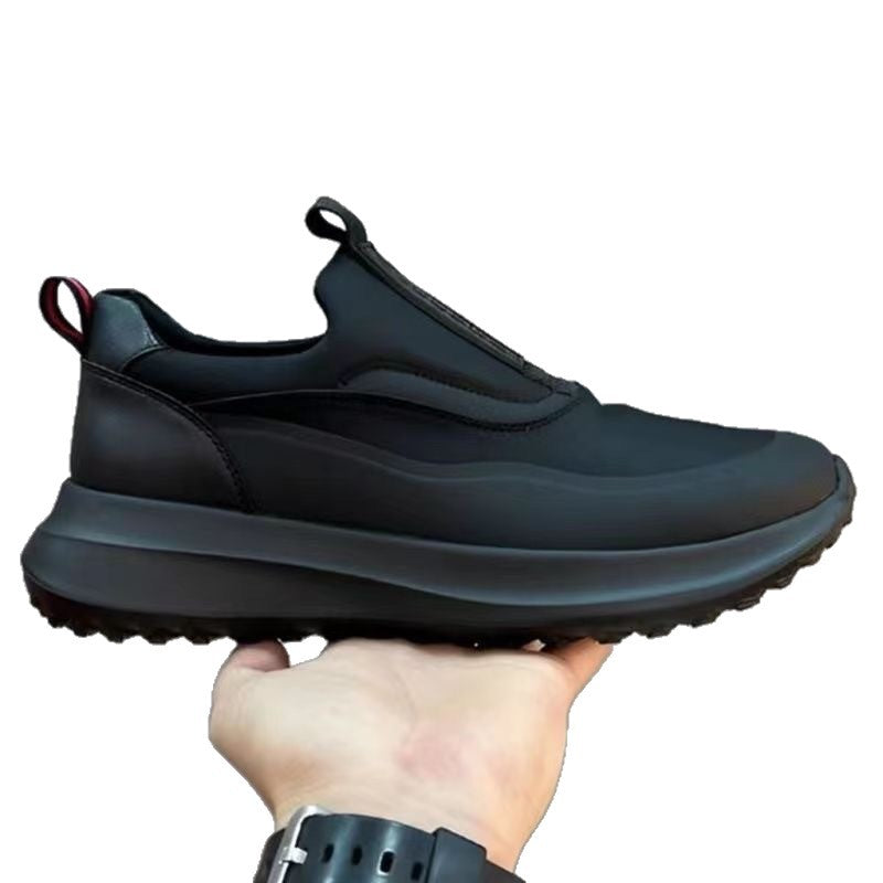 Herren Slip-On-Plateau-Sneaker mit neoprenartigem Schaft und profiliertem Trail-Profil Shop Nory