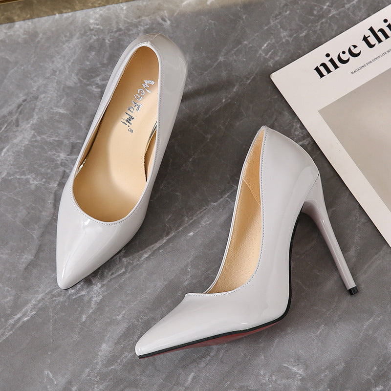 Damen elegante High Heels mit roter Sohle