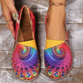 Damen farbenfrohe und bequeme Freizeitschlüpfschuhe Shopnory