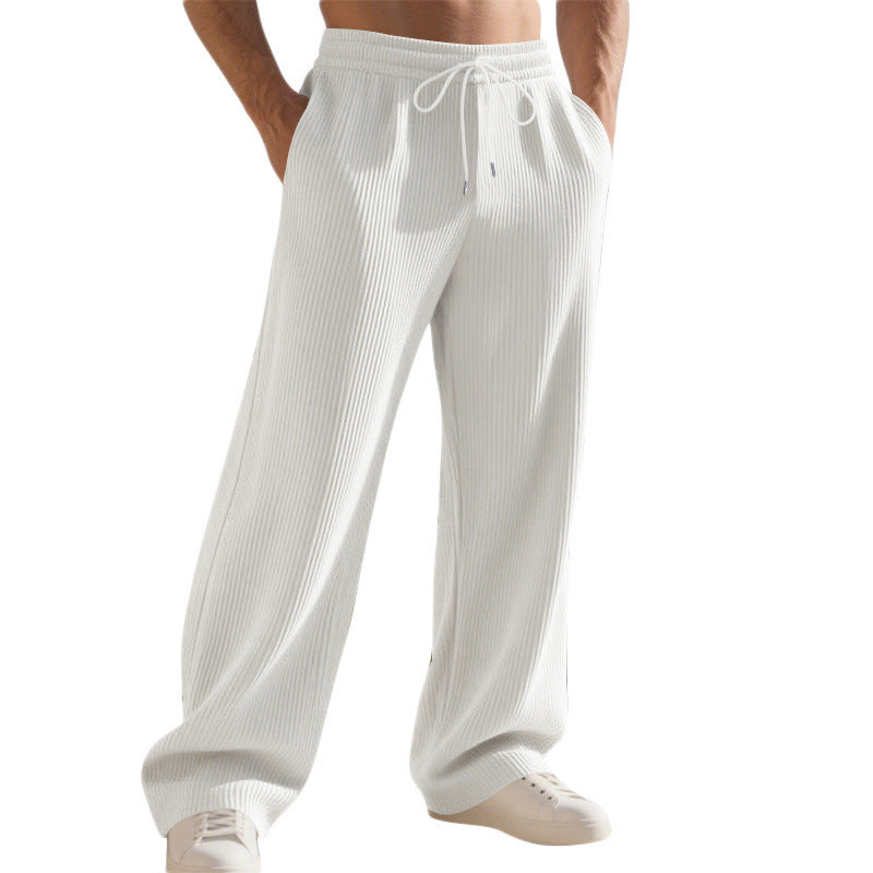 Herren Relaxed-Fit Strick-Jogginghose mit feiner Rippstruktur Shop Nory