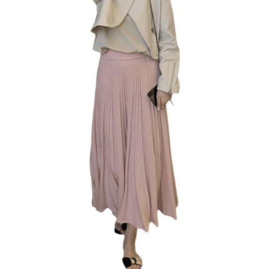 Damen Eleganter, plissierter Maxi-Rock Shop Nory