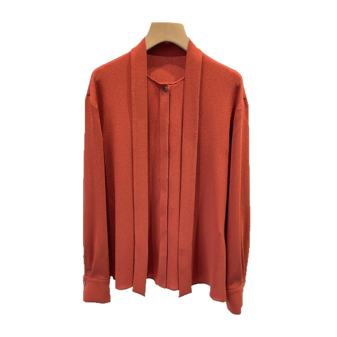 Damen Elegante Schleife Bluse Shop Nory
