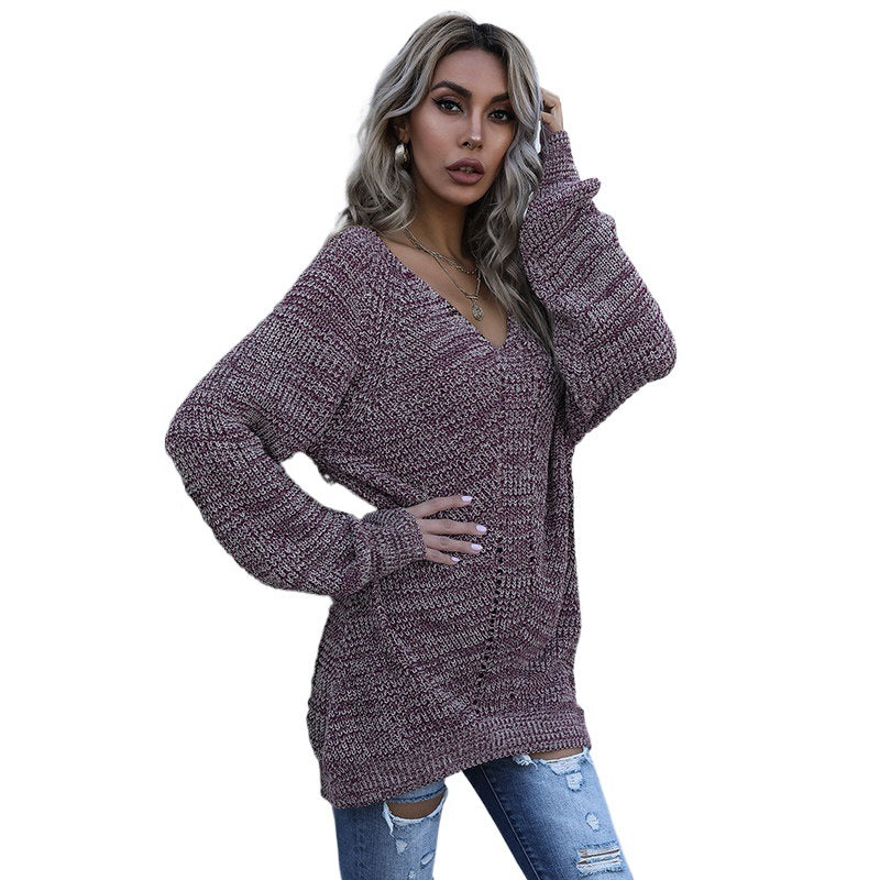 Damen Großer Strickpullover Shop Nory
