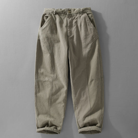Herren Lockere Cargohose im Utility‑Stil mit verstärkten Kniepaneelen und konischem Bein Shop Nory