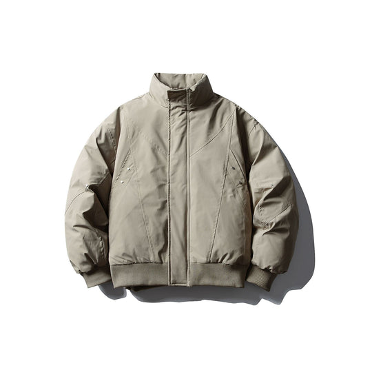 Herren Kurzboxy Thermo-Bomberjacke mit geometrischer Steppung und hohem Stehkragen Shop Nory