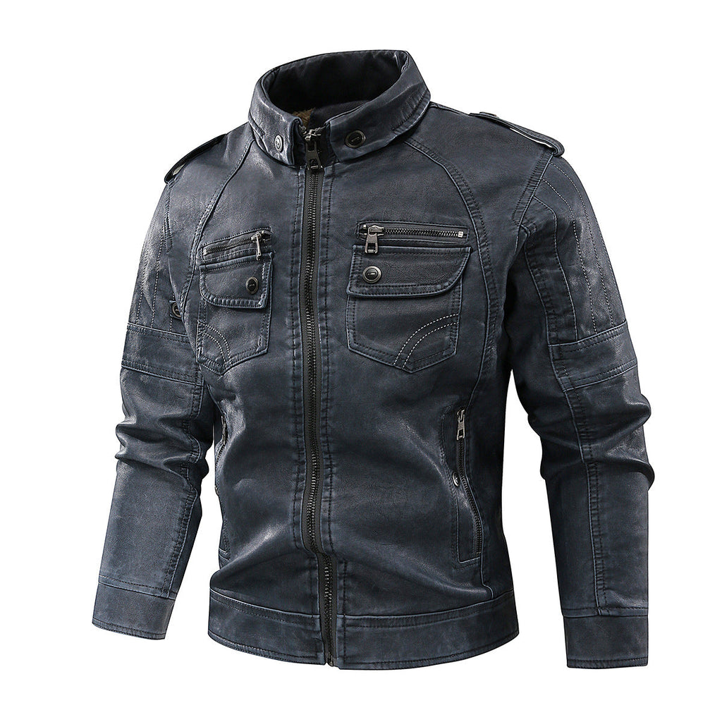 Herren elegante jacke mit praktischen Taschen und Reißverschlussdetails Shopnory