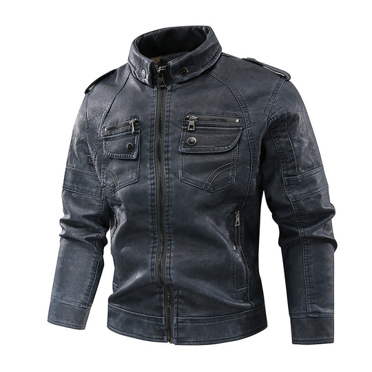 Herren elegante jacke mit praktischen Taschen und Reißverschlussdetails Shopnory