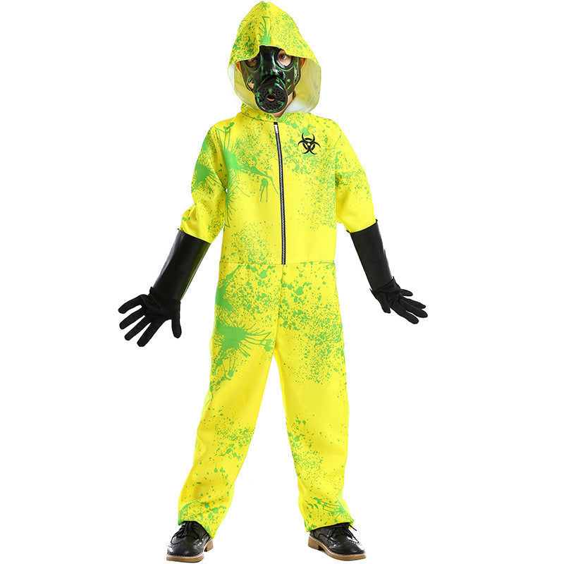 Unisex Sicherheitsanzug mit Kapuze und Gasmaske Shop Nory