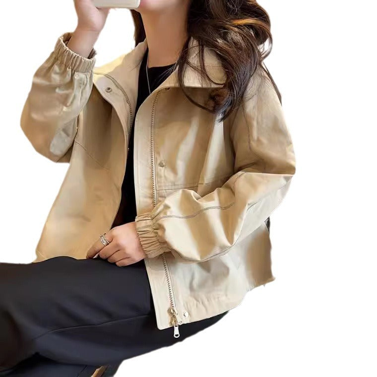 Damen Modische Übergangsjacke mit praktischen Taschen Shop Nory