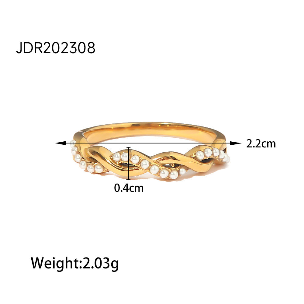 Damen Ohrhänger mit elegantem Perlen-Design und hypoallergener Edelstahlverarbeitung Shop Nory