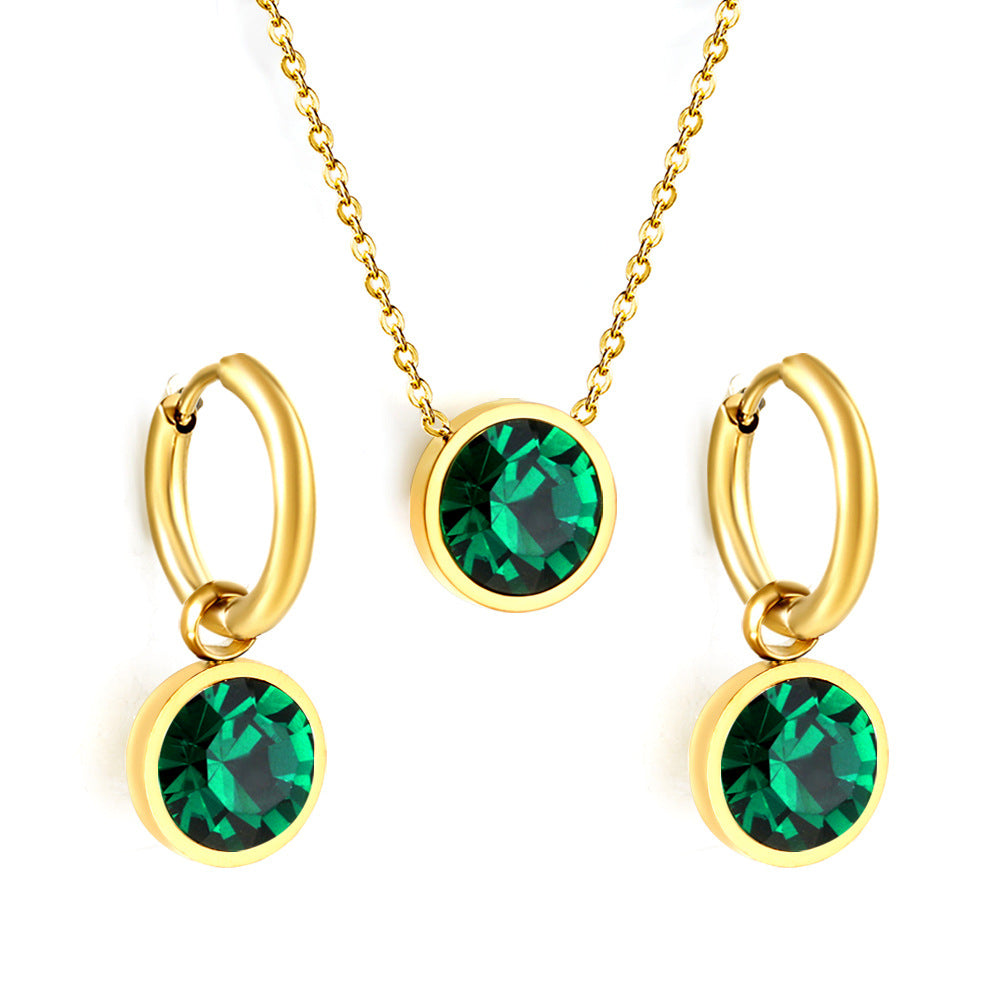 Damen Schmuckset mit Edelstahl Schmuckstücken und eleganten Perlenanhängern Shop Nory