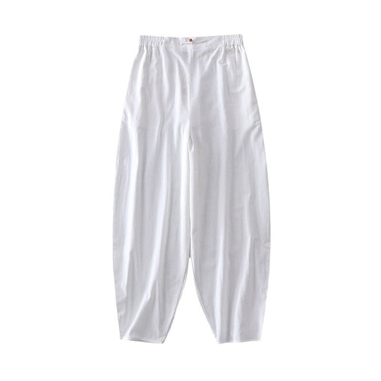 Damen Lässige, weite Haremshose mit elastischem Bund und tapered Knöchel Shop Nory