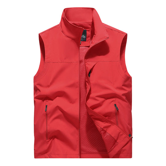 Herren Softshell-Outdoorweste mit winddichter Mikrofaserschale, Mesh-Innenfutter und Reißverschlusstaschen Shop Nory
