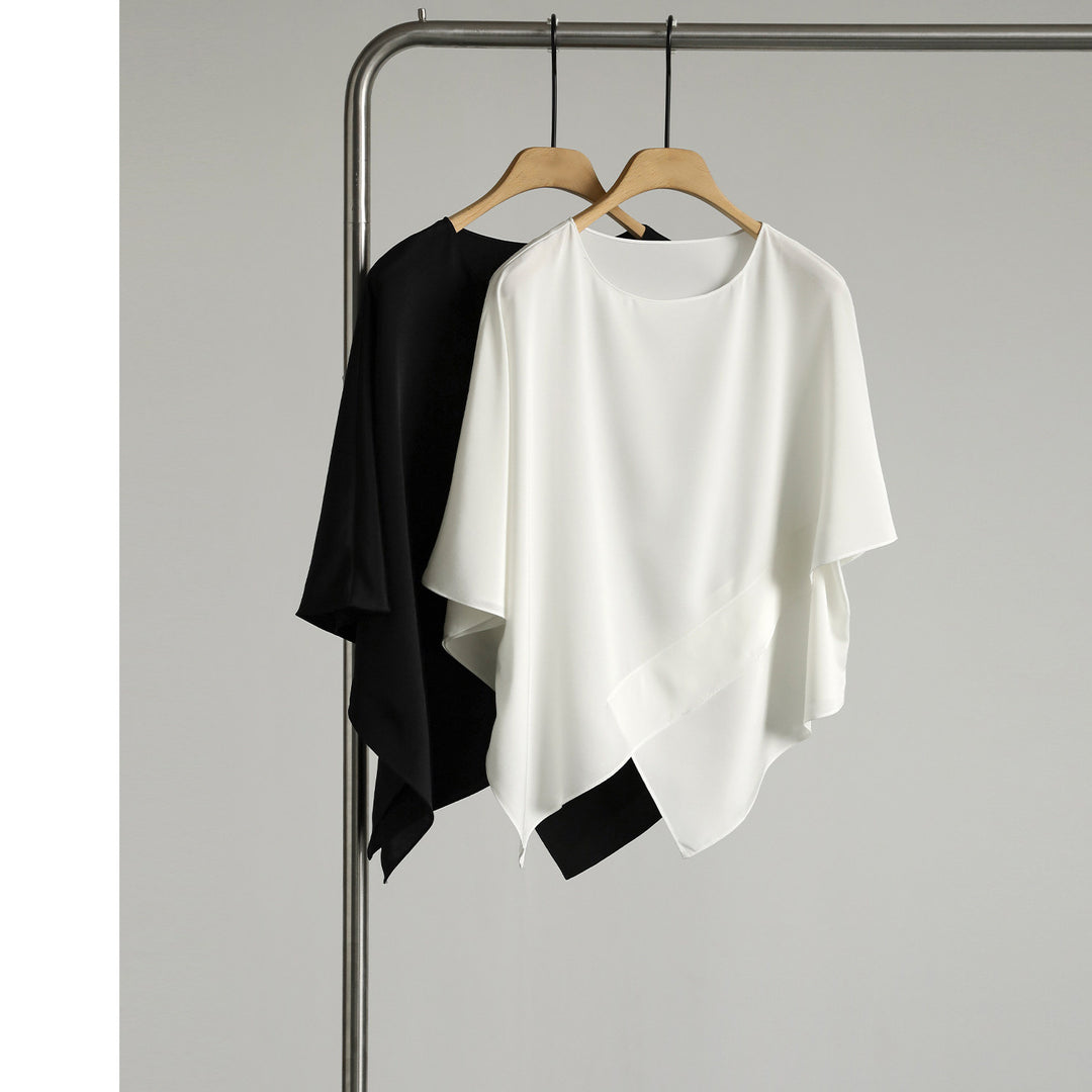Damen Modische Wickelbluse Shop Nory