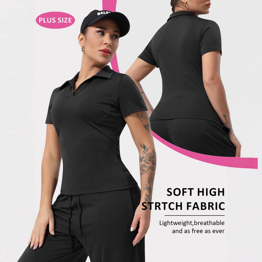 Damen Tailliertes Funktions-Polo mit Stretchjersey und Performance-Atmungsaktivität Shopy Nory