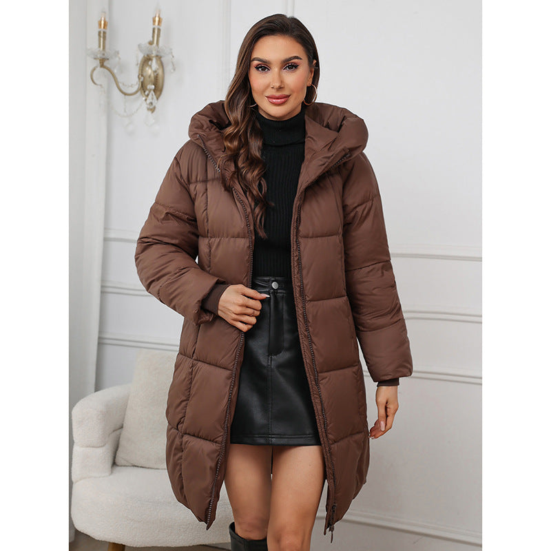 Damen nan taillierter Longpuffer mit winddichter Membran, wärmender Thermofüllung und verlängerter Rückenpartie Shop Nory